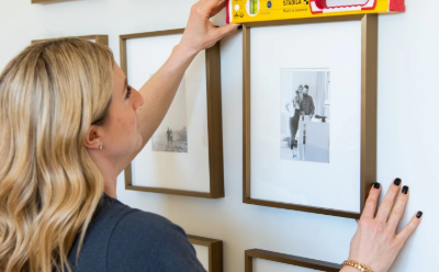 How to Hang Pictures Perfectly Straight